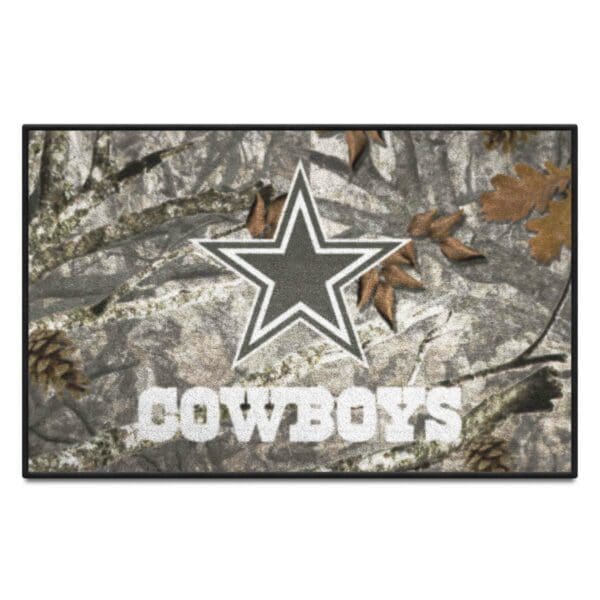 Dallas Cowboys Camo Starter Mat Accent Rug 19in. x 30in 1 scaled