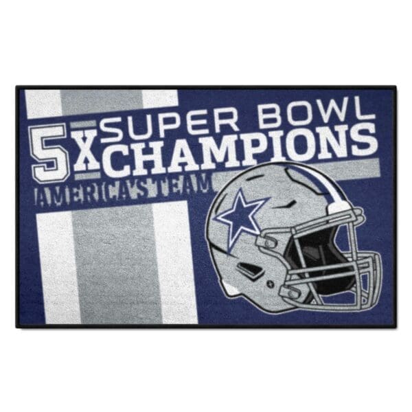 Dallas Cowboys Dynasty Starter Mat Accent Rug 19in. x 30in 1 scaled