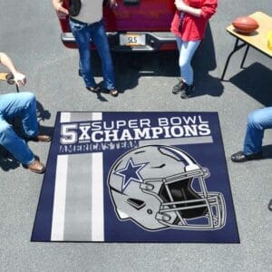 Dallas Cowboys Dynasty Tailgater Rug - 5ft. x 6ft.