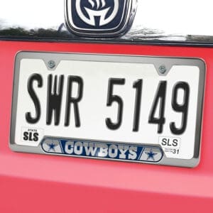 Dallas Cowboys Embossed License Plate Frame