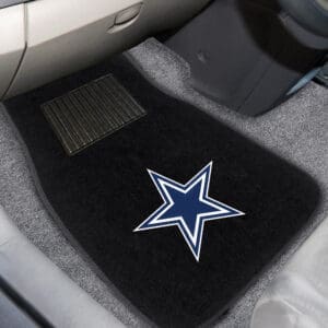 Dallas Cowboys Embroidered Car Mat Set - 2 Pieces
