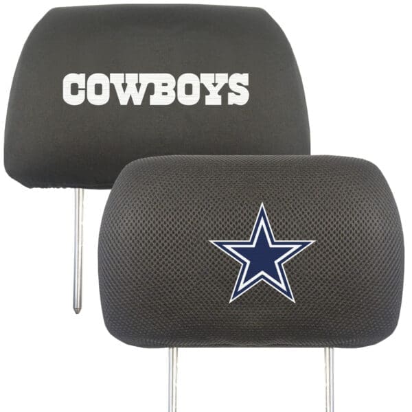 Dallas Cowboys Embroidered Head Rest Cover Set 2 Pieces 1