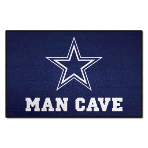 Dallas Cowboys Man Cave Starter Mat Accent Rug 19in. x 30in 1 scaled