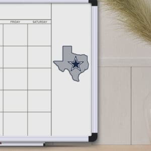 Dallas Cowboys Team State Shape Decal Sticker