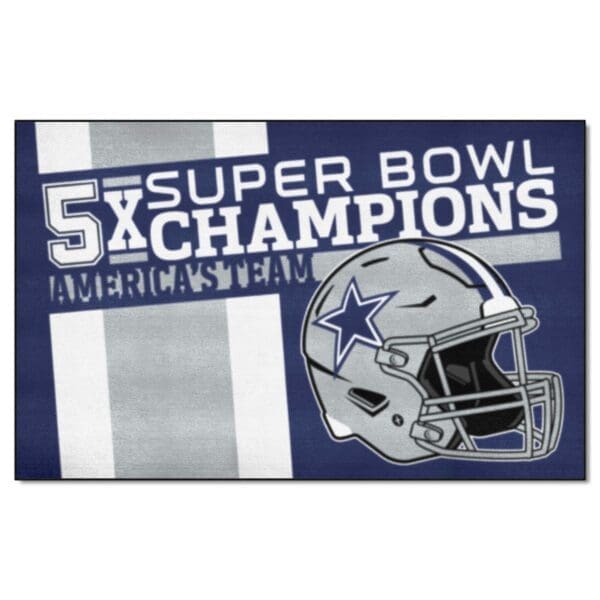 Dallas Cowboys Ulti Mat Rug 5ft. x 8ft 1 1 scaled
