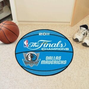 Dallas Mavericks 2011 NBA Champions Basketball Rug - 27in. Diameter-12674