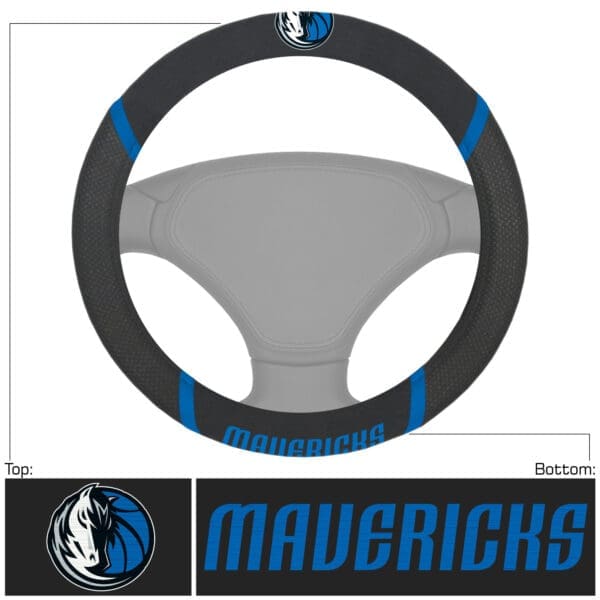 Dallas Mavericks Embroidered Steering Wheel Cover 14852 1