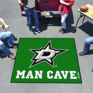 Dallas Stars Man Cave Tailgater Rug - 5ft. x 6ft.-14424