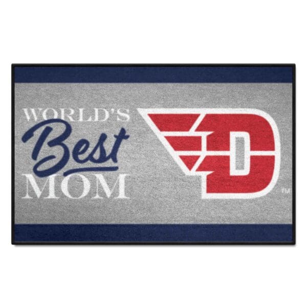 Dayton Flyers Worlds Best Mom Starter Mat Accent Rug 19in. x 30in 1 scaled