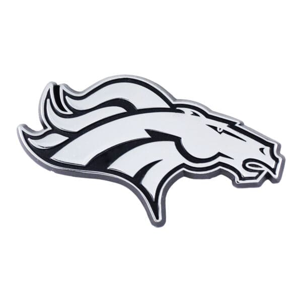 Denver Broncos 3D Chrome Metal Emblem 1