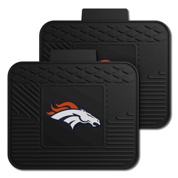 Denver Broncos Back Seat Car Utility Mats 2 Piece Set 1 scaled