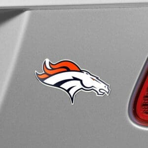Denver Broncos Heavy Duty Aluminum Embossed Color Emblem