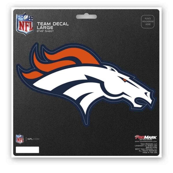 Denver Broncos Large Decal Sticker 1