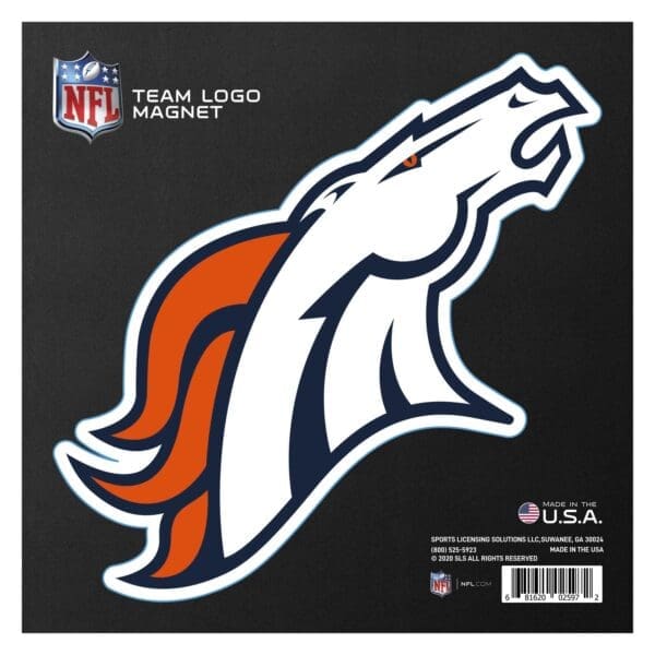 Denver Broncos Large Team Logo Magnet 10 8.7329x8.3078 1 scaled