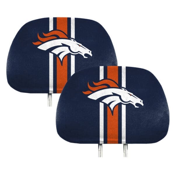 Denver Broncos Printed Head Rest Cover Set 2 Pieces 1 scaled