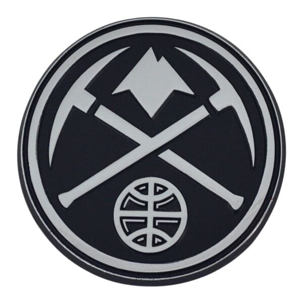 Denver Nuggets 3D Chrome Metal Emblem 17587 1