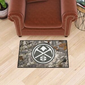 Denver Nuggets Camo Starter Mat Accent Rug - 19in. x 30in.-34380