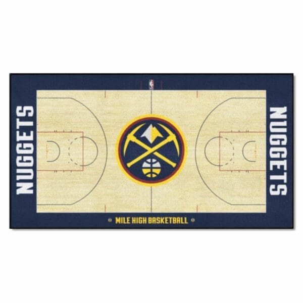 Denver Nuggets Large Court Runner Rug 30in. x 54in. 9247 1 scaled