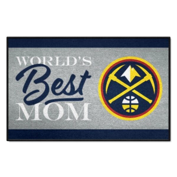 Denver Nuggets Worlds Best Mom Starter Mat Accent Rug 19in. x 30in. 34176 1 scaled