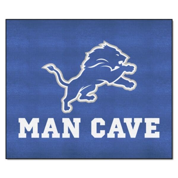 Detroit Lions Man Cave Tailgater Rug 5ft. x 6ft 1 scaled