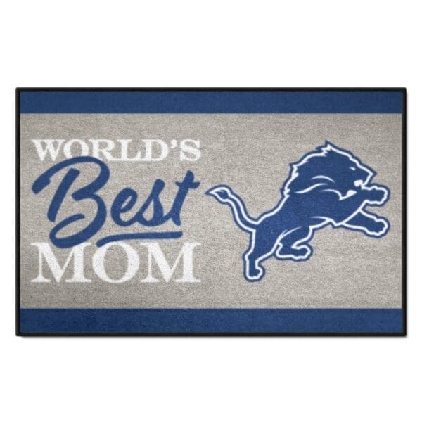 Detroit Lions Worlds Best Mom Starter Mat Accent Rug 19in. x 30in 1 scaled