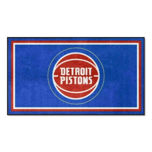 Detroit Pistons 3ft. x 5ft. Plush Area Rug 19835 1 scaled