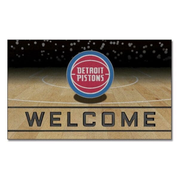 Detroit Pistons Rubber Door Mat 18in. x 30in. 21948 1 scaled