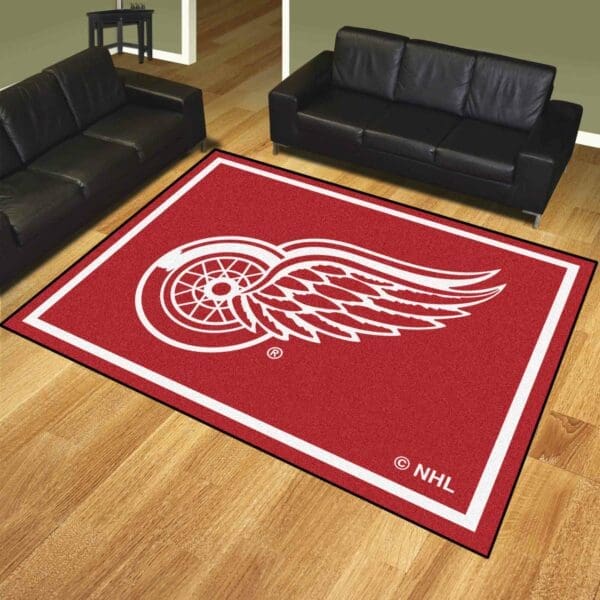 Detroit Red Wings 8ft. x 10 ft. Plush Area Rug-17511