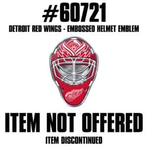 Detroit Red Wings Heavy Duty Aluminium Helmet Emblem-60721