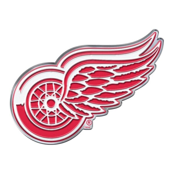 Detroit Red Wings Heavy Duty Aluminum Embossed Color Emblem 60486 1