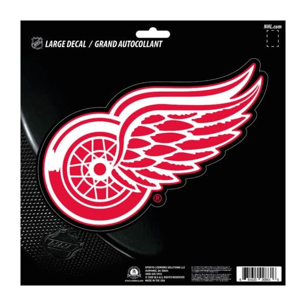 Detroit Red Wings Large Decal Sticker 30795 1