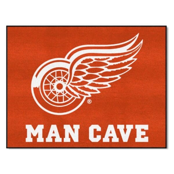 Detroit Red Wings Man Cave All Star Rug 34 in. x 42.5 in. 14425 1 scaled