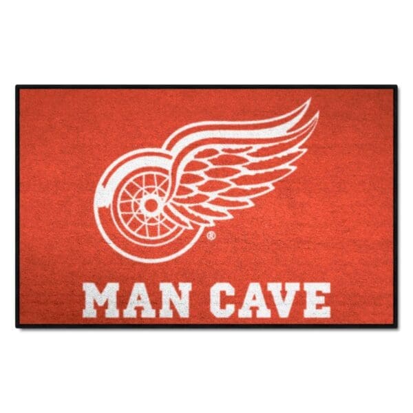 Detroit Red Wings Man Cave Starter Mat Accent Rug 19in. x 30in. 14426 1 scaled