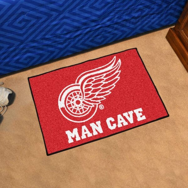 Detroit Red Wings Man Cave Starter Mat Accent Rug - 19in. x 30in.-14426