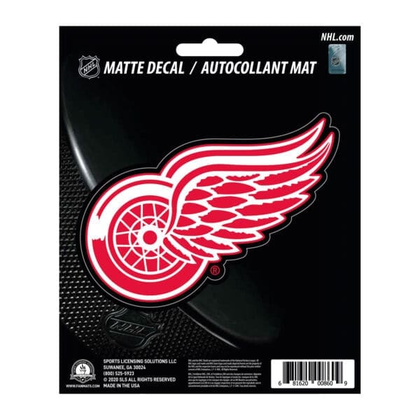 Detroit Red Wings Matte Decal Sticker 30794 1 scaled