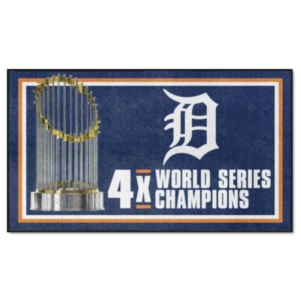 Detroit Tigers Dynasty 3ft. x 5ft. Plush Area Rug 1 scaled
