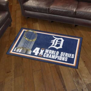 Detroit Tigers Dynasty 3ft. x 5ft. Plush Area Rug