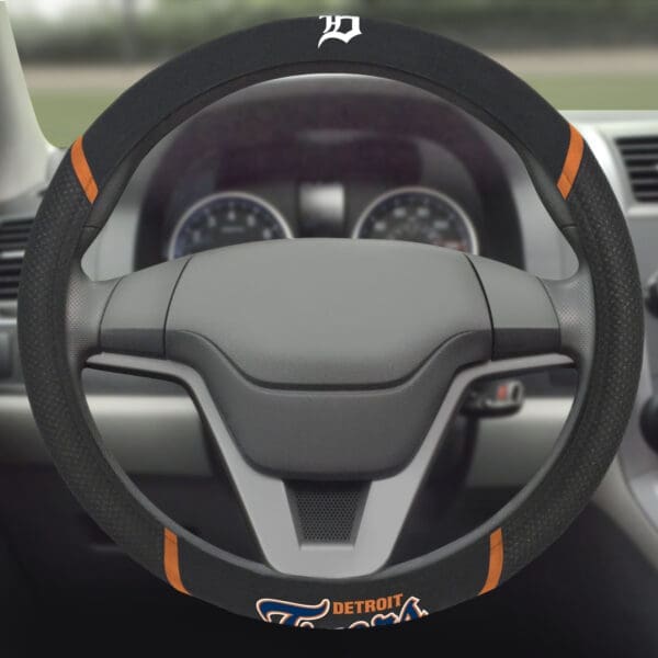 Detroit Tigers Embroidered Steering Wheel Cover