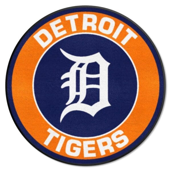 Detroit Tigers Roundel Rug 27in. Diameter 1 scaled