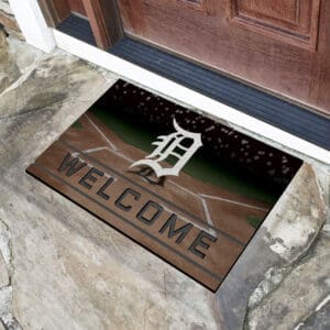 Detroit Tigers Rubber Door Mat - 18in. x 30in.