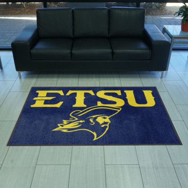 East Tennessee 4X6 High-Traffic Mat with Durable Rubber Backing - Landscape Orientation