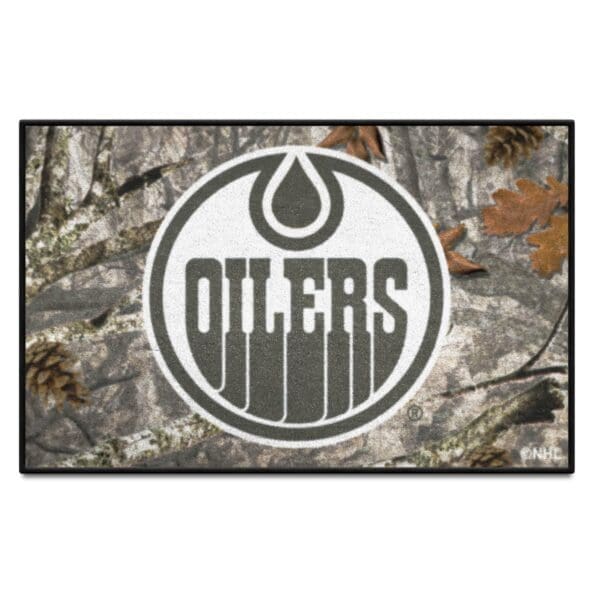Edmonton Oilers Camo Starter Mat Accent Rug 19in. x 30in. 34481 1 scaled