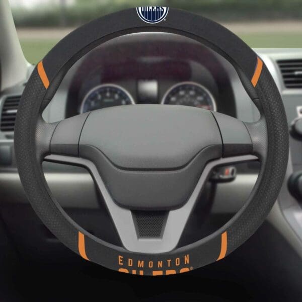 Edmonton Oilers Embroidered Steering Wheel Cover-17018