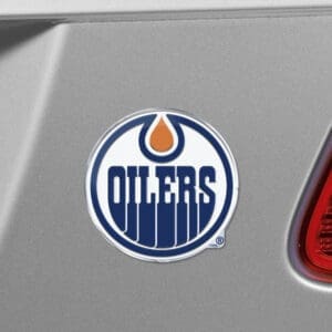 Edmonton Oilers Heavy Duty Aluminum Embossed Color Emblem-60487