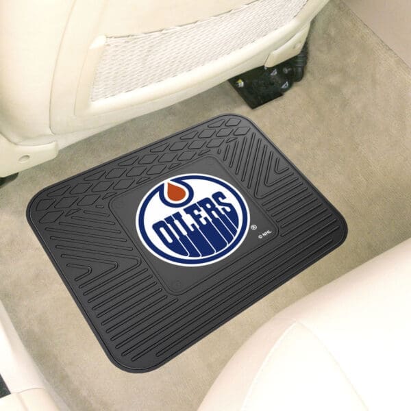Edmonton Oilers Oilers Back Seat Car Utility Mat - 14in. x 17in.-10768