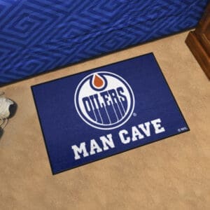 Edmonton Oilers Oilers Man Cave Starter Mat Accent Rug - 19in. x 30in.-14430