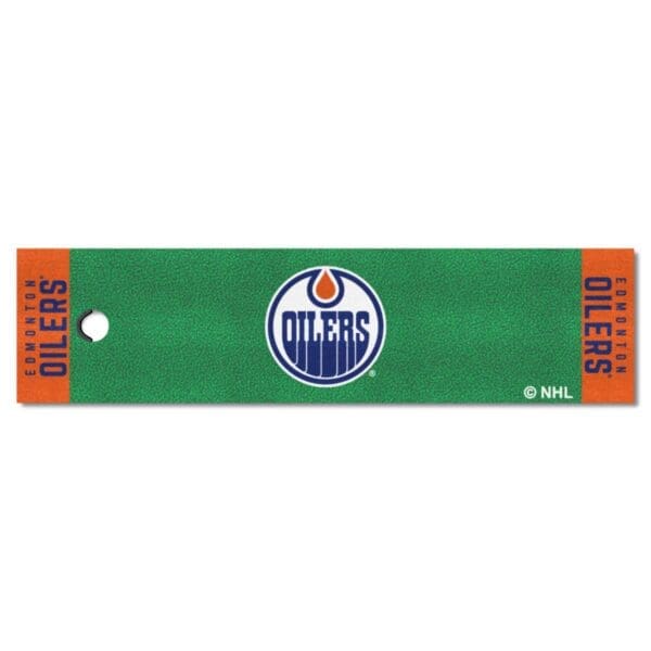Edmonton Oilers Oilers Putting Green Mat 1.5ft. x 6ft. 10390 1 scaled