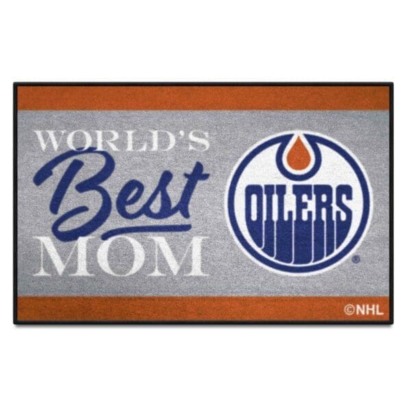 Edmonton Oilers Worlds Best Mom Starter Mat Accent Rug 19in. x 30in. 34148 1 scaled