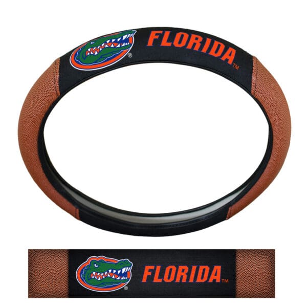 Florida Gators Football Grip Steering Wheel Cover 15 Diameter 1