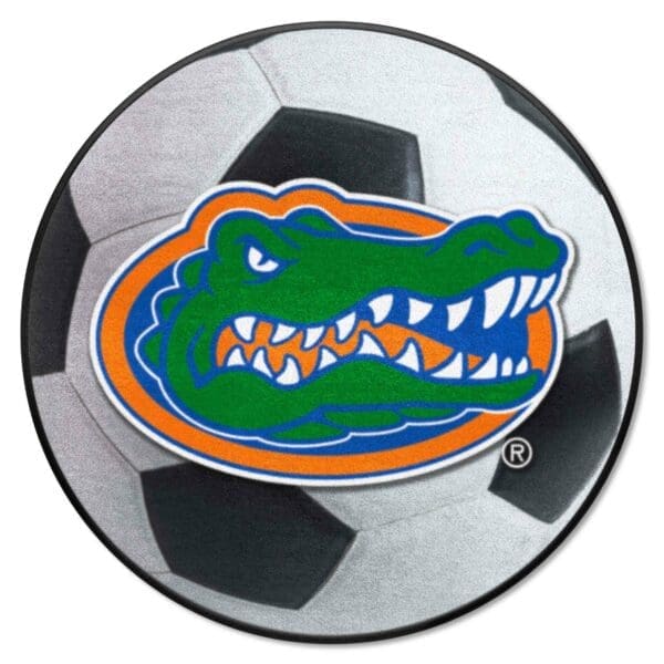 Florida Gators Soccer Ball Rug 27in. Diameter 1 scaled